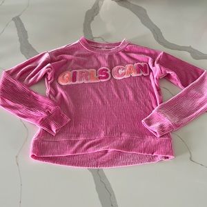 Girls Velvet Soft Sweater